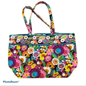 Large Vera Bradley Tote Bag 23 x 15